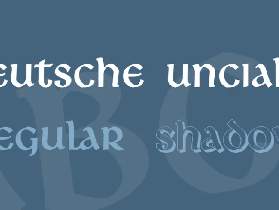 Deutsche Uncialis font