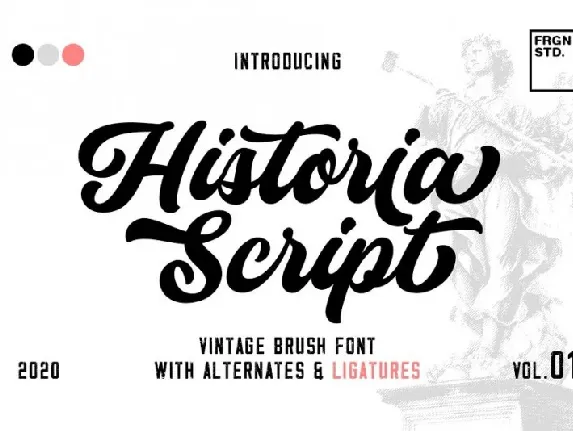 Historia Vintage Script font