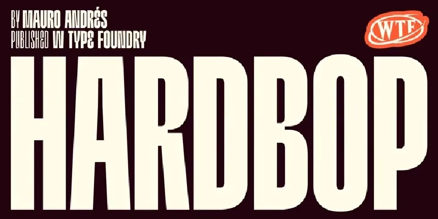 Hardbop Family font