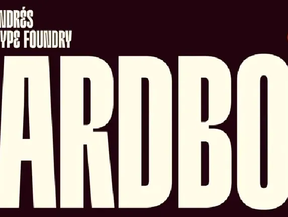 Hardbop Family font