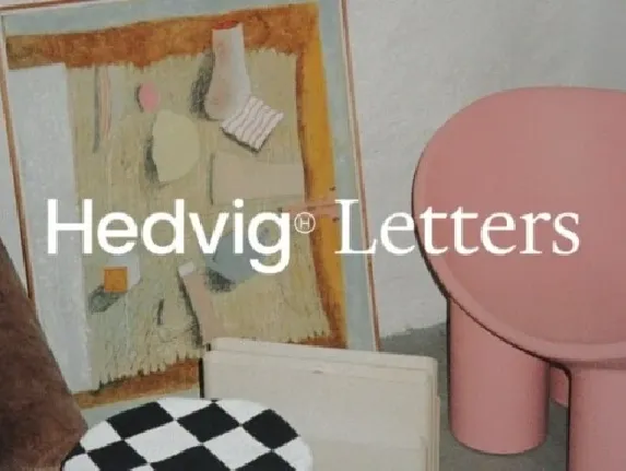 Hedvig Letters Family font