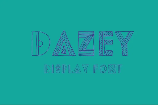 Dazey Display font