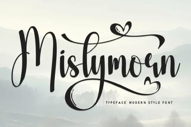 Mistymorn Script font