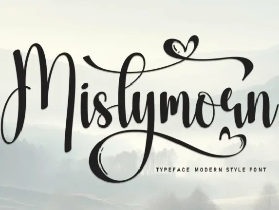 Mistymorn Script font