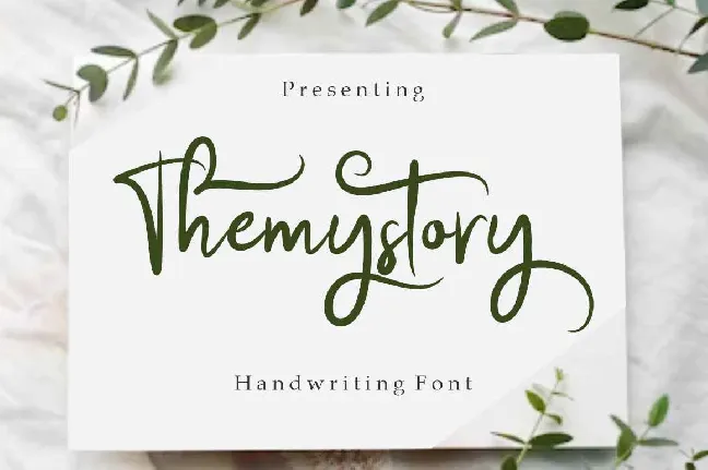 Themystory font