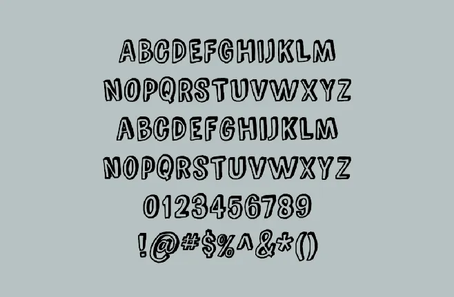 Comic Zine font