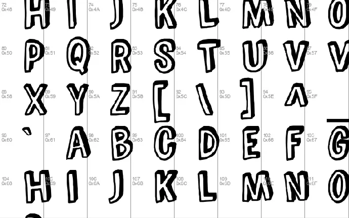 Comic Zine font