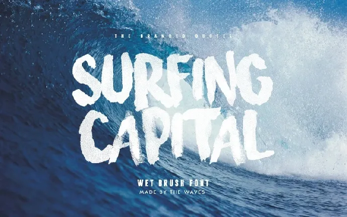 Surfing Capital font