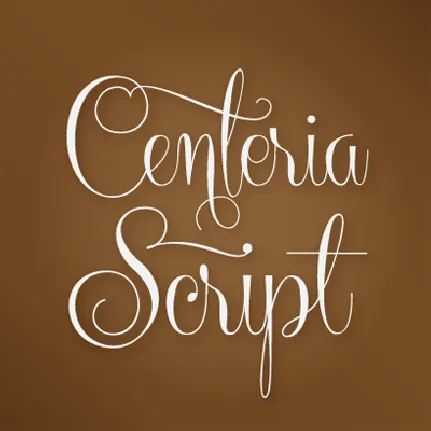 Centeria Script Demo font