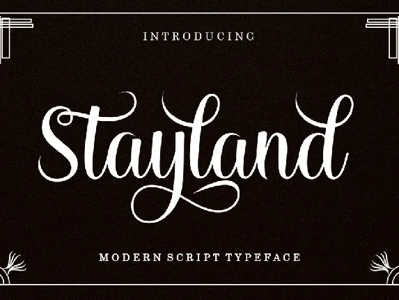 Stayland font