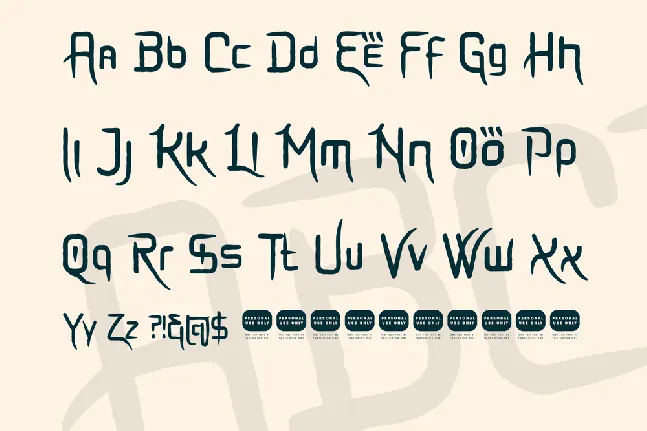 Qetod font