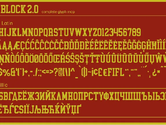 College Block 2.0 font