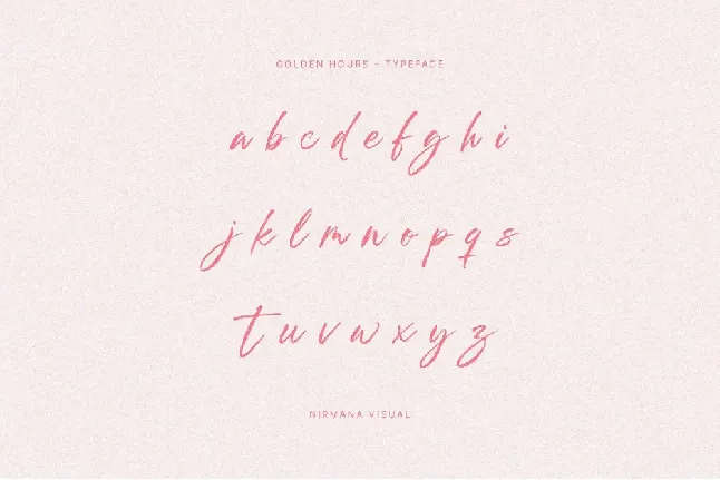 Golden Hours - Demo Version font