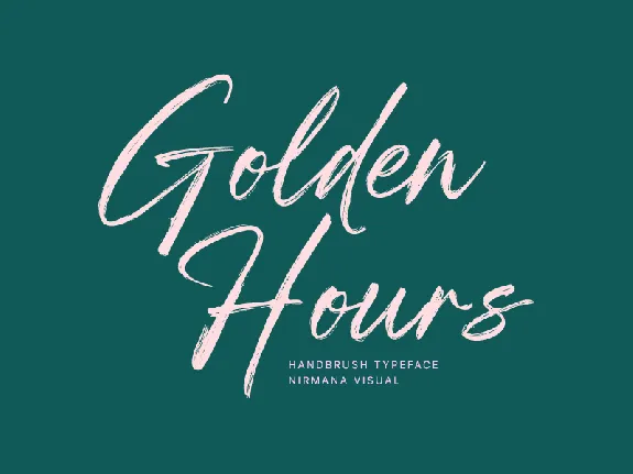 Golden Hours - Demo Version font