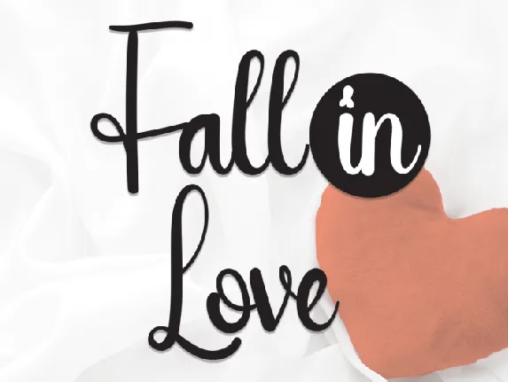 Fall in Love font