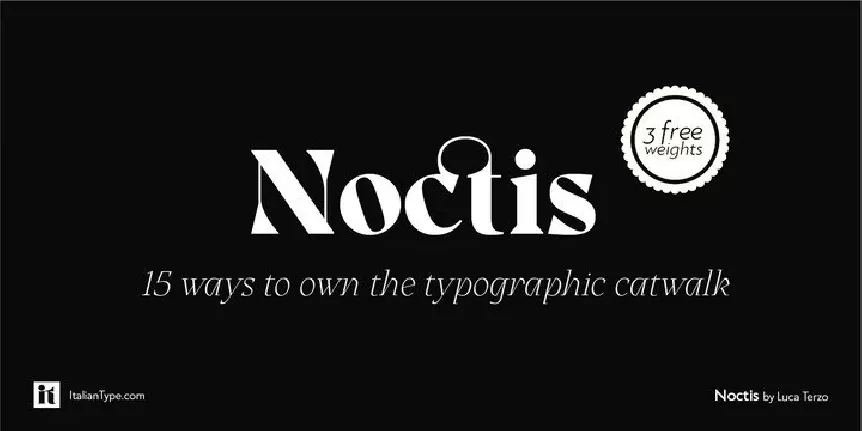 Noctis Serif font