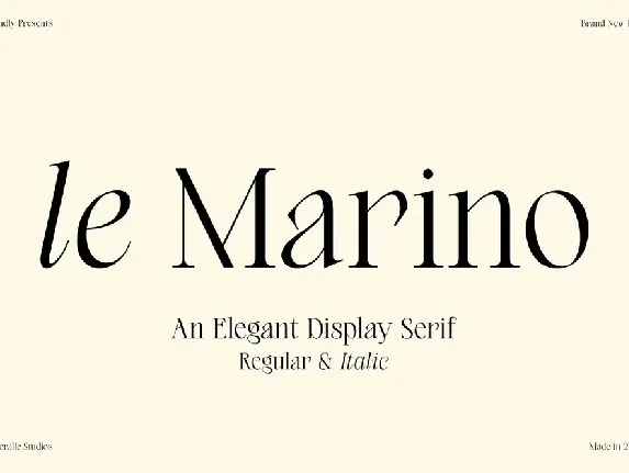 Le Marino font