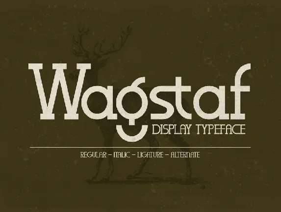 Wagstaf font