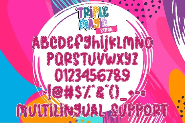 Triple Magic font