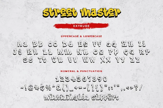 Street Master font