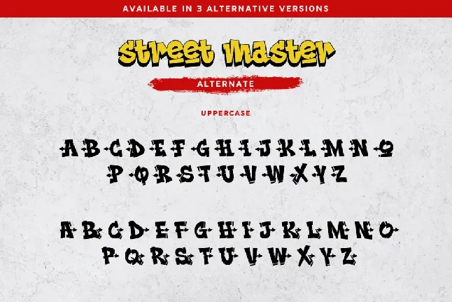 Street Master font