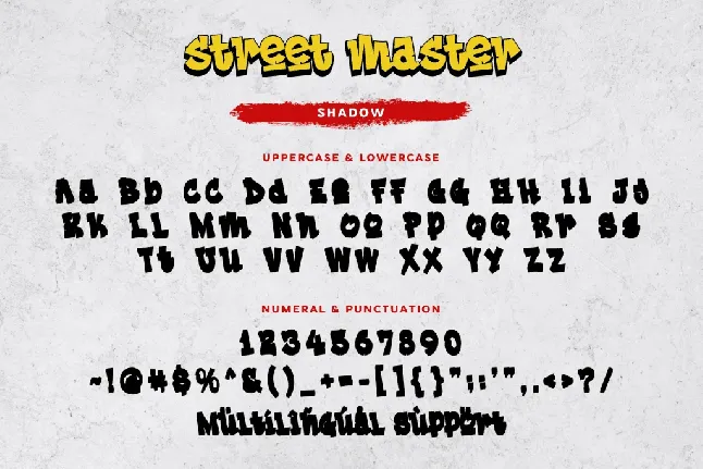 Street Master font