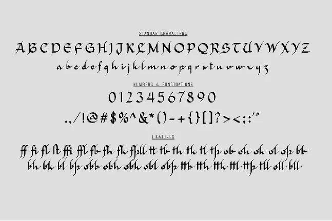 Engrave font