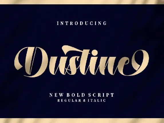 Dustine Script font