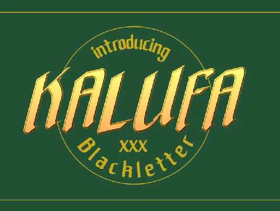 Kalufa font