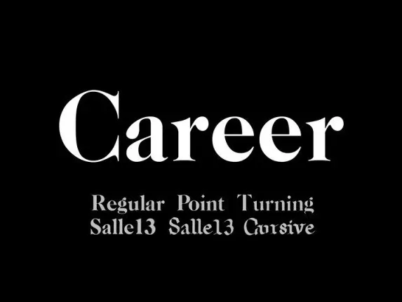 Career Modern Serif font