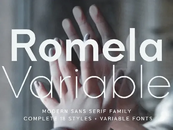 Romela font