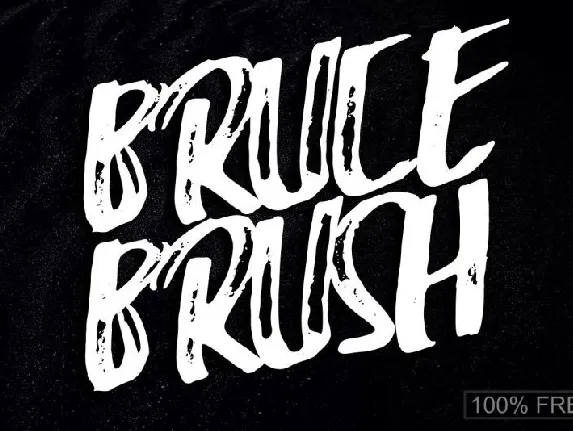 Bruce font