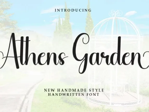 Athens Garden font