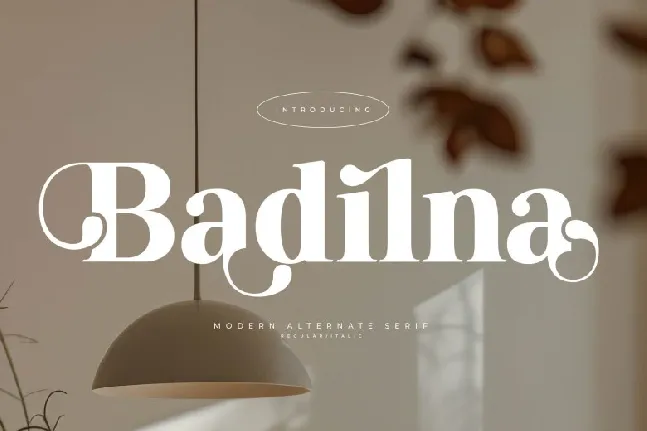 Badilna font