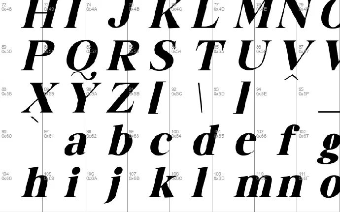 Badilna font