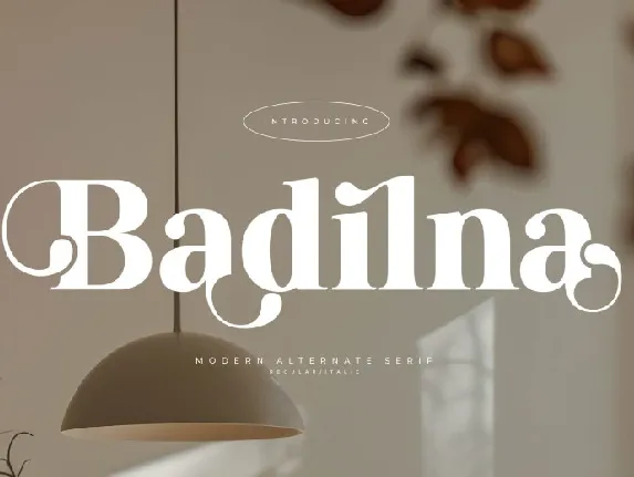 Badilna font