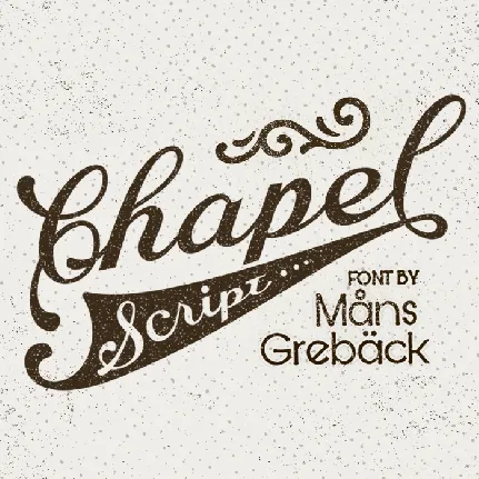 Chapel Script PERSONAL USE font