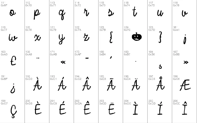 Halloween Horoscope font