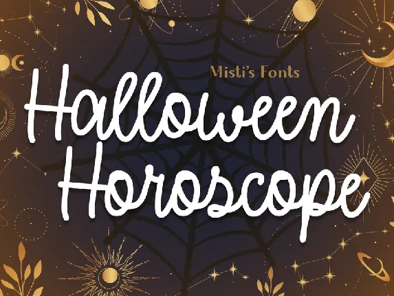 Halloween Horoscope font