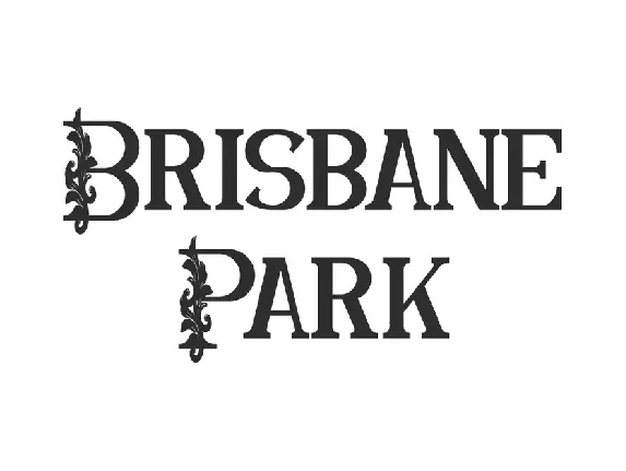 BrisbaneParkDemo font