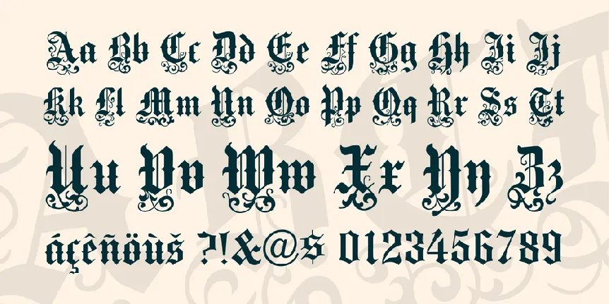 Victorian Text font