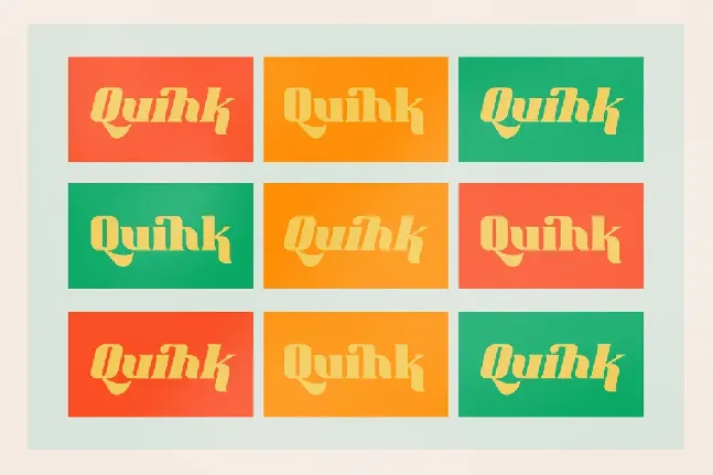 Quihk font