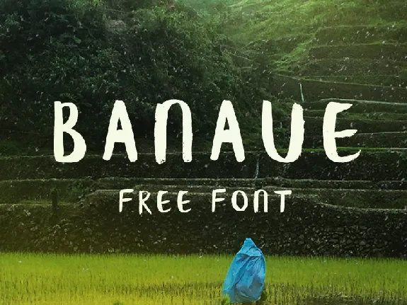 Banaue Brush font