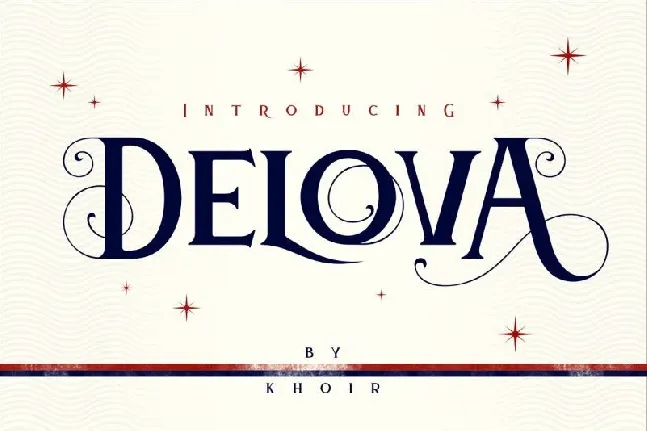 Delova Typeface font