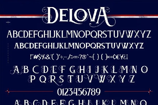 Delova Typeface font