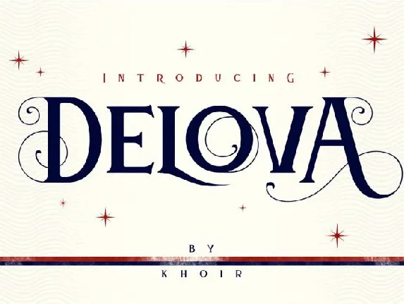 Delova Typeface font