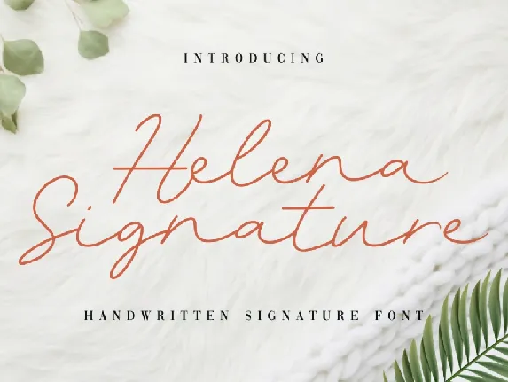 Helena Signature font