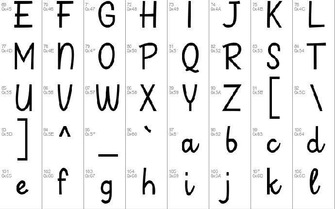 Carrot font