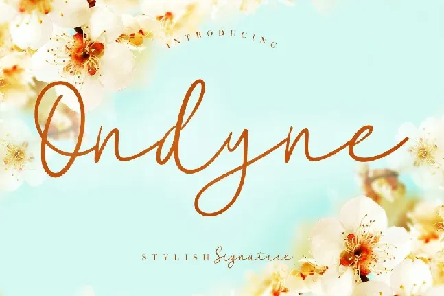 Ondyne font