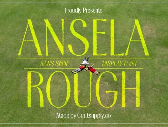 Ansela Rough font